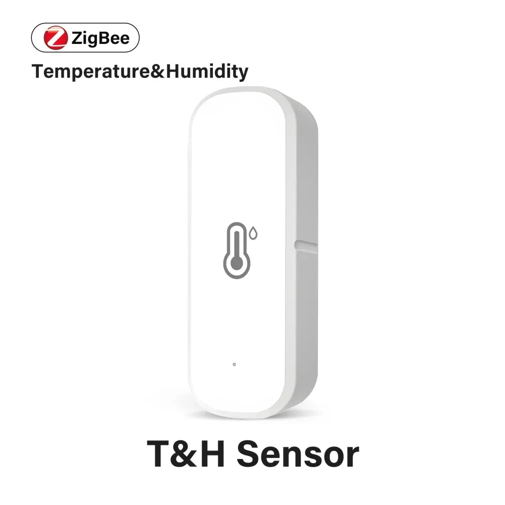 1/10PCS Zigbee 3.0 Wifi Tuya Temperature Humidity Sensor Smart Home Thermometer Hygrometer Detector With Alexa Google Smart Life