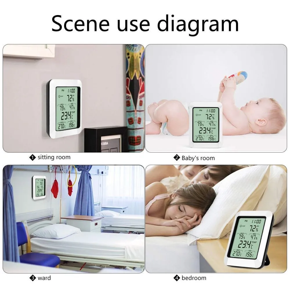 2024 Digital LCD Humidity Meter | Indoor Hygrometer | Thermometer | Temperature | NEW