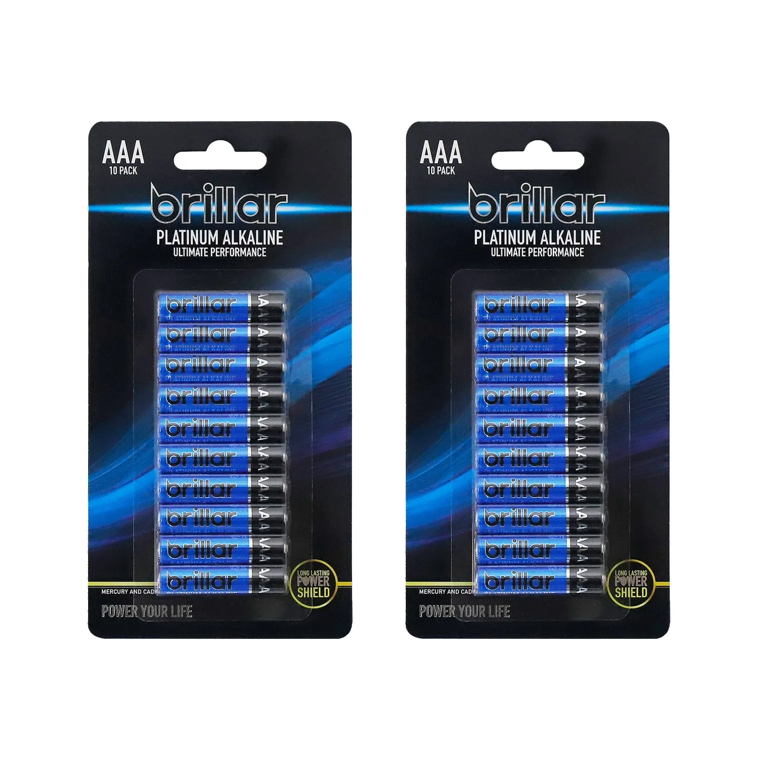 2x Brillar AAA Platinum Alkaline Batteries | 10pk