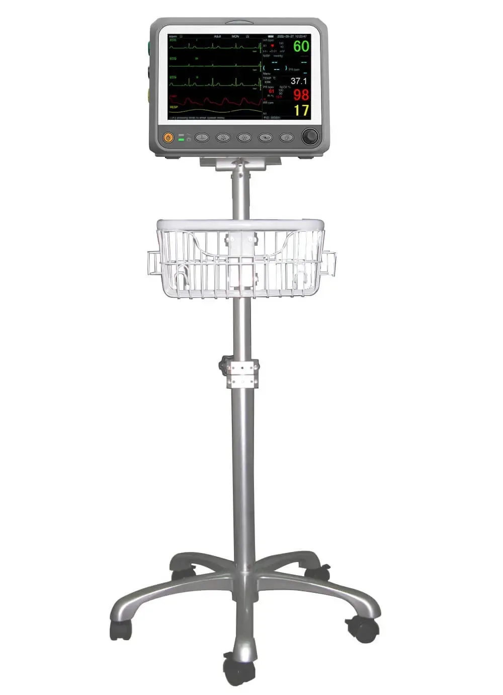 5-Wheel Rolling Stand-7-Inch-Monitor