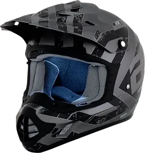 AFX FX-17 Helmet - Attack - Frost Gray/Matte Black - XL 0110-7140