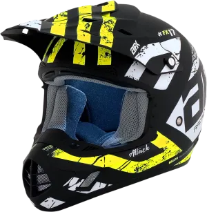 AFX FX-17 Helmet - Attack - Matte Black/Hi-Vis Yellow - XL 0110-7176