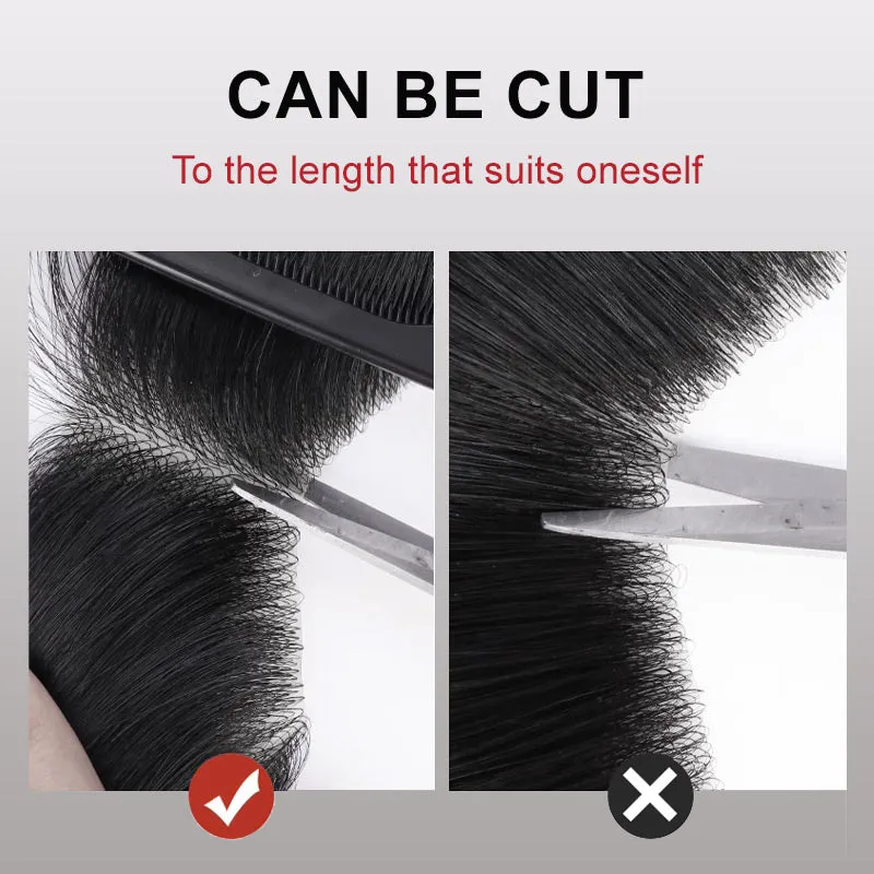 Best Seller 40%OFF Easy and Stylish For Successful Businessmen Men's Forehead Bangs Wig Patch
