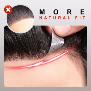 Best Seller 40%OFF Easy and Stylish For Successful Businessmen Men's Forehead Bangs Wig Patch