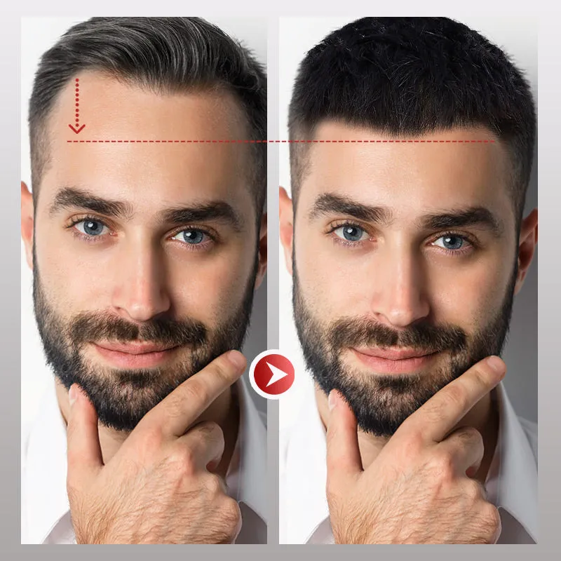 Best Seller 40%OFF Easy and Stylish For Successful Businessmen Men's Forehead Bangs Wig Patch