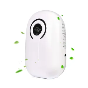 E-Macht Dehumidifier with LCD Display 38oz(1100ml) and  Auto Shut-off, Up to 430 Sq.ft