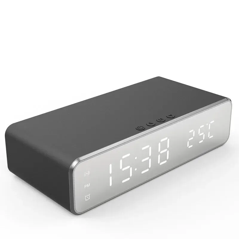 Fast Charging Dock with Alarm Clock and Thermometer