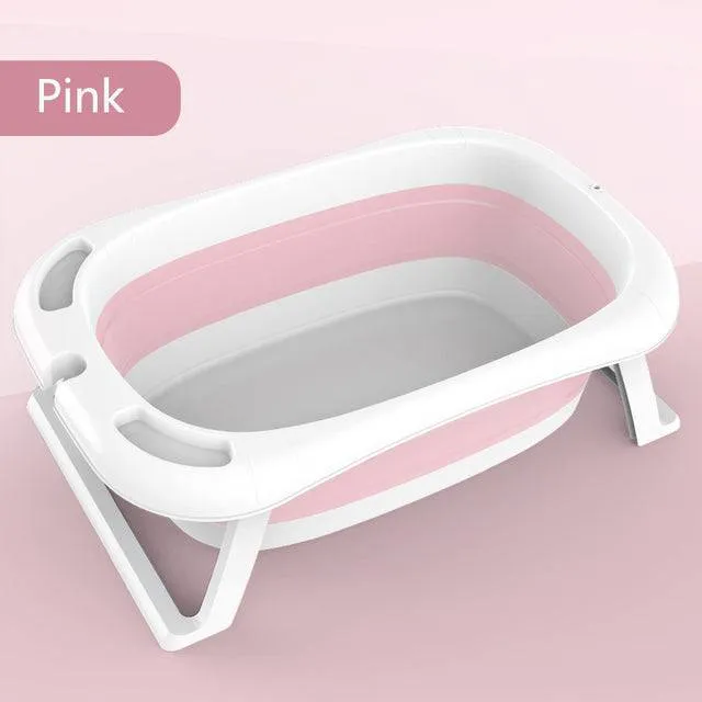 Folding Baby Bath Tub Eco-friendly Smart Bath Bucket Large Bidet Kid