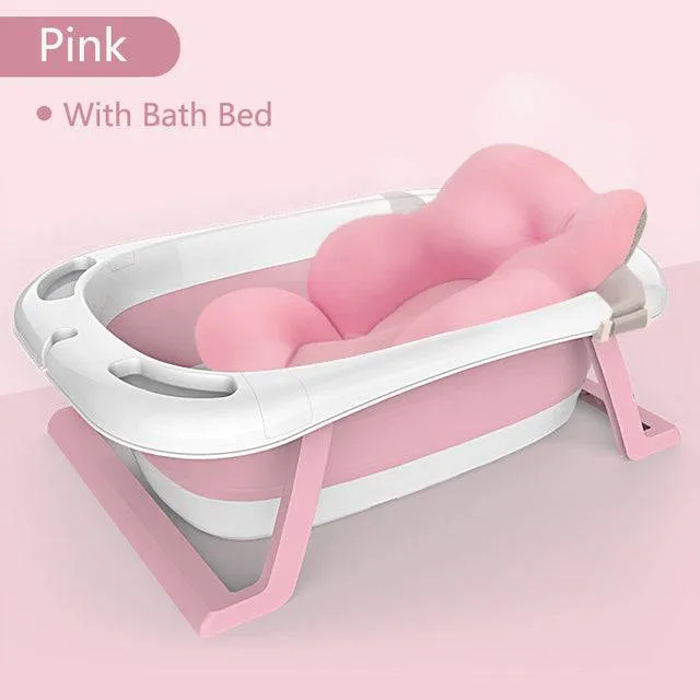 Folding Baby Bath Tub Eco-friendly Smart Bath Bucket Large Bidet Kid