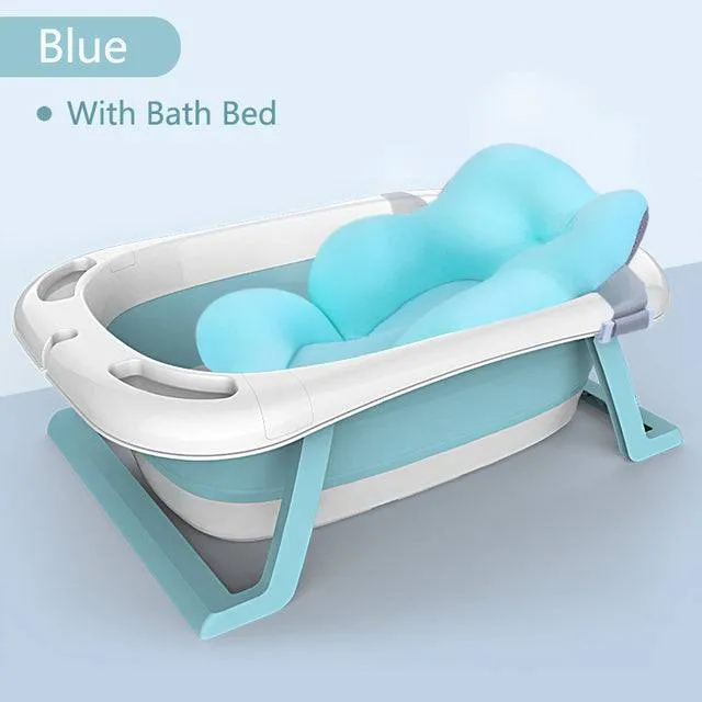 Folding Baby Bath Tub Eco-friendly Smart Bath Bucket Large Bidet Kid