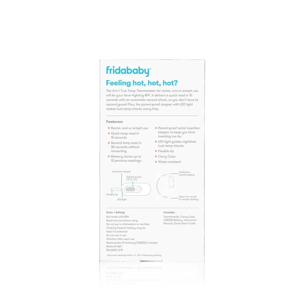 Frida 3- in 1 True Temp Thermometer