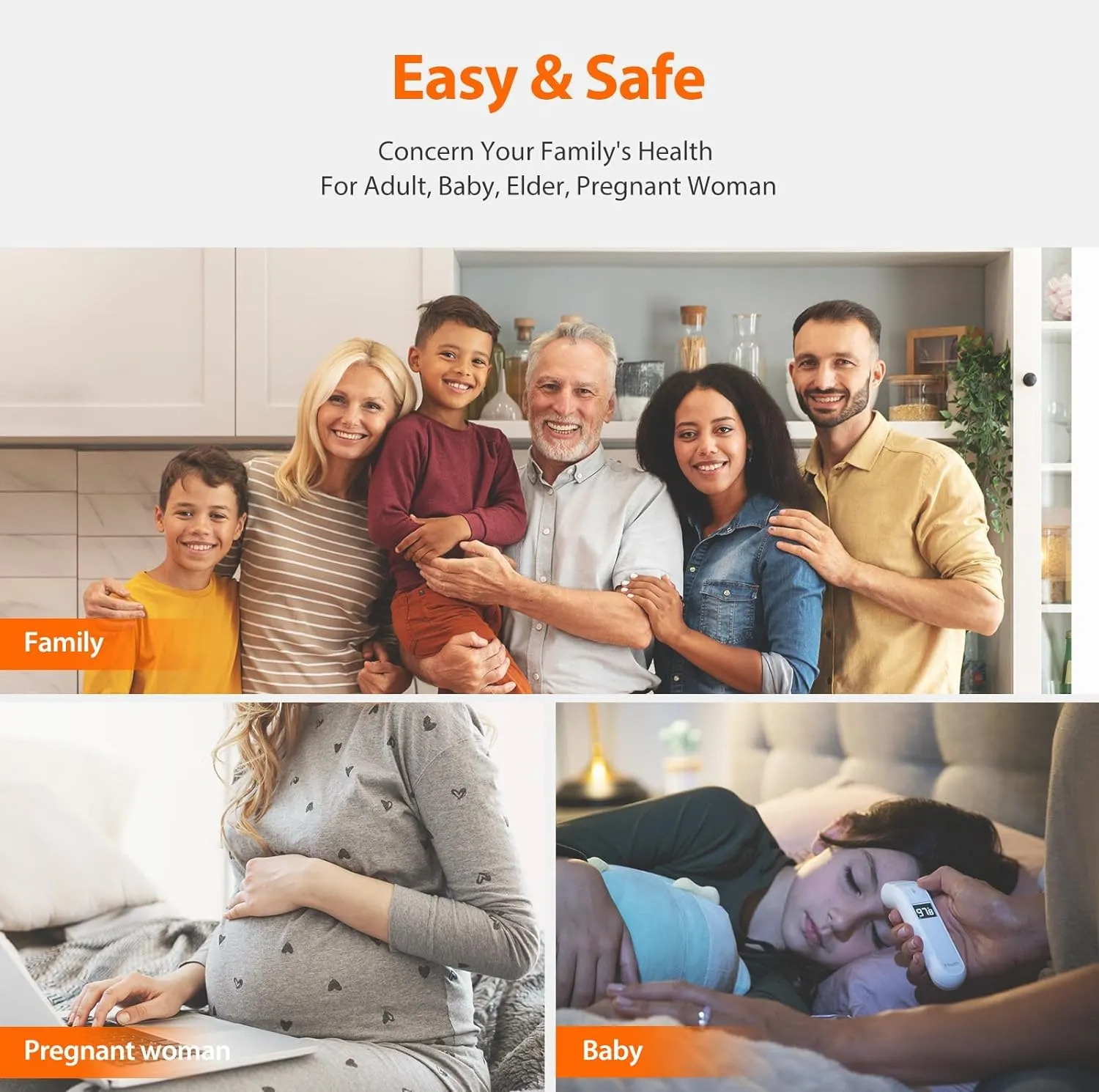 iHealth Digital Thermometer for Adults and Kids - PT2L