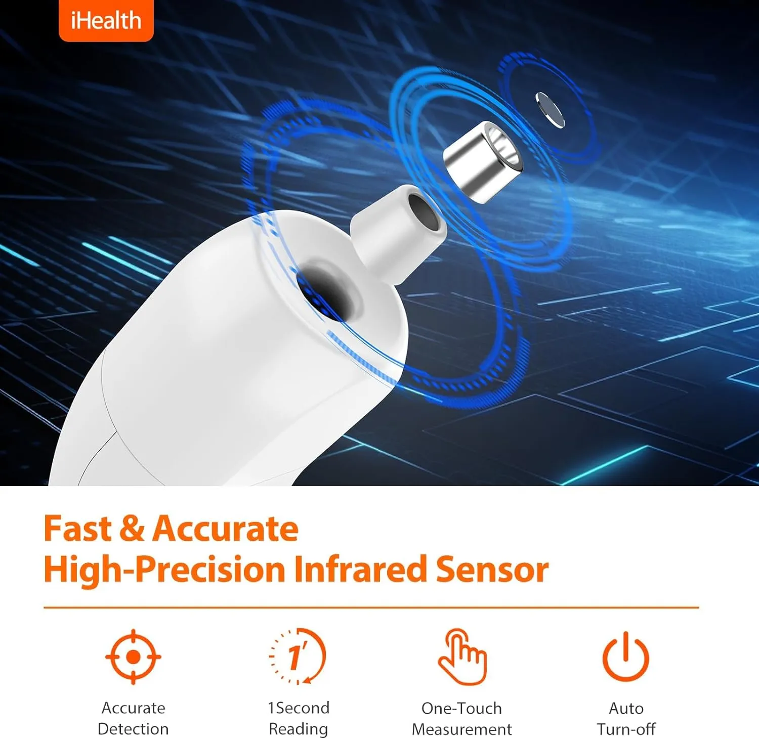 iHealth Digital Thermometer for Adults and Kids - PT2L