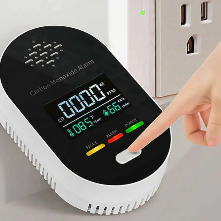 Plug in Carbon Monoxide Detector-كاشف أول أكسيد