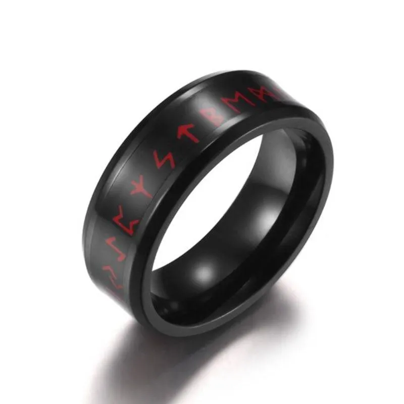 Temperature Ring Titanium Steel Mood Emotion Feeling Intelligent Temperature Sensitive Rings for Women Men Waterproof Jewelry