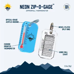 Zip-O-Gage- Neon Blue