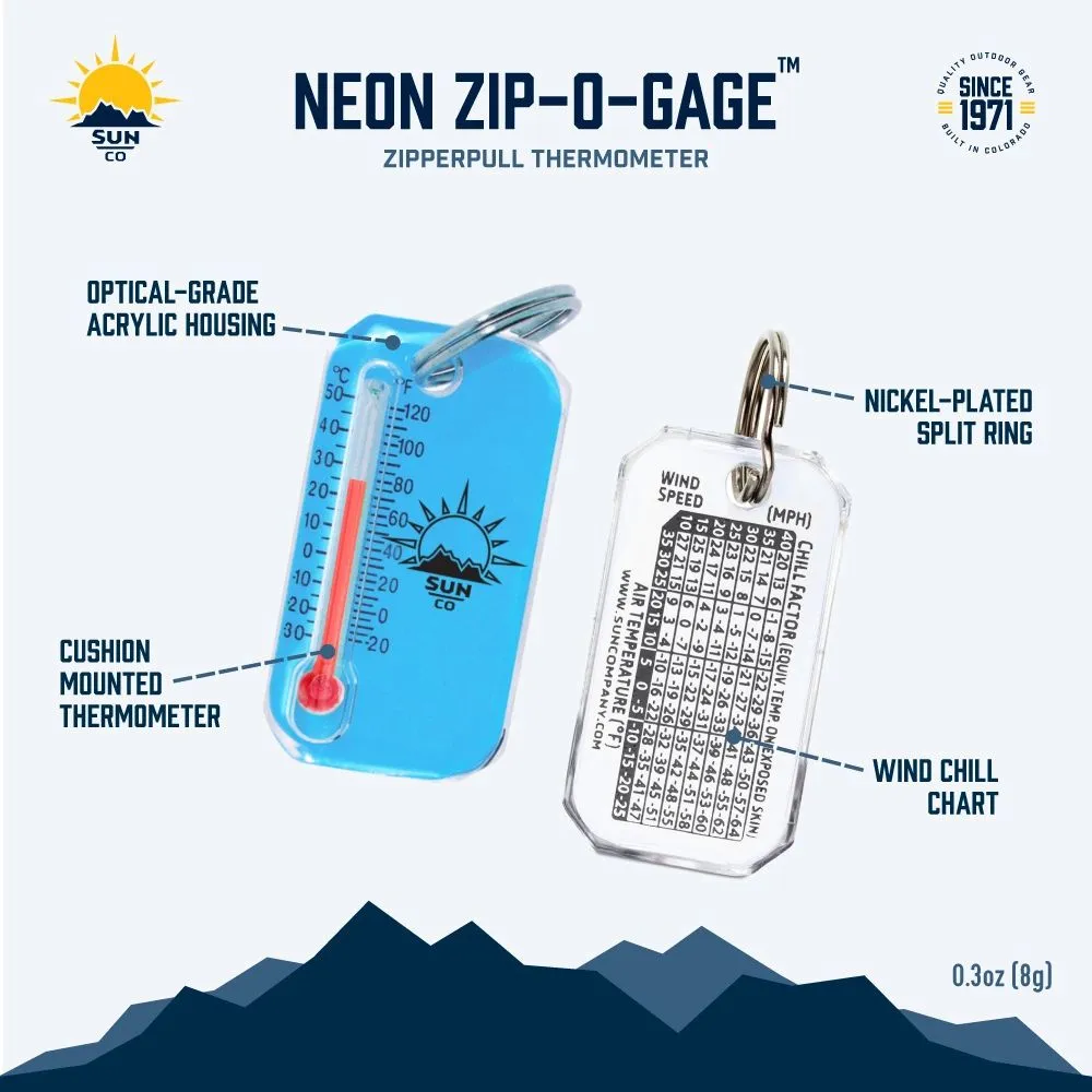 Zip-O-Gage- Neon Blue